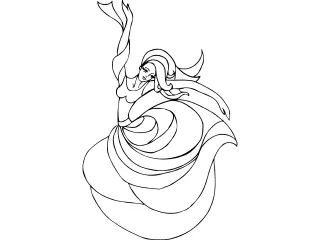 Coloriage Princesse