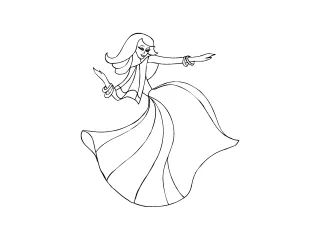 Coloriage Princesse