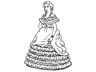 Coloriage Princesse