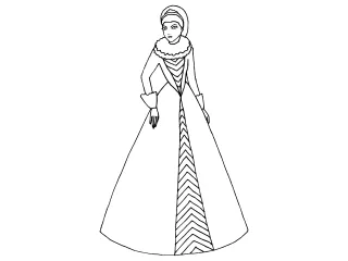 Coloriage Princesse