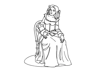 Coloriage Princesse
