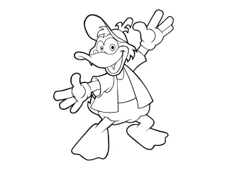 Coloriage Canard