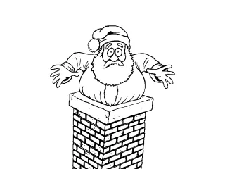 Coloriage Père Noël