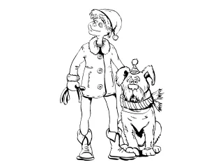 Coloriage Garçon