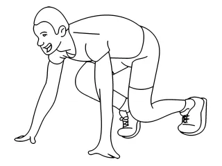 Coloriage Sportif