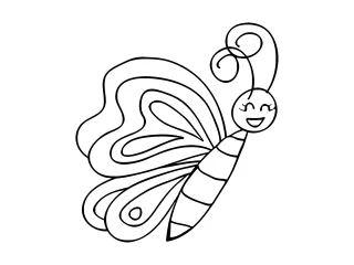 Coloriage Papillon