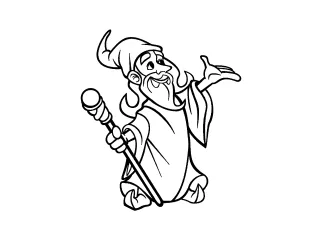 Coloriage Merlin