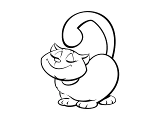 Coloriage Chatte
