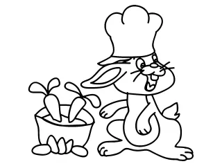 Coloriage Lapin