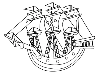 Coloriage Bateau