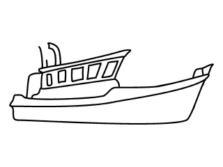 Coloriage Bateau