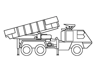 Coloriage Camion benne