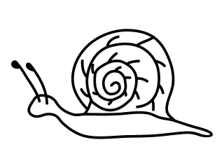 Coloriage Escargot