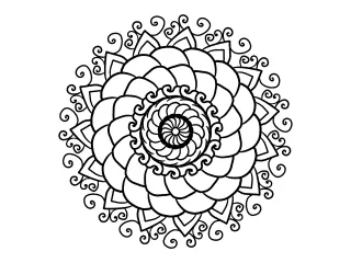Coloriage Mandala