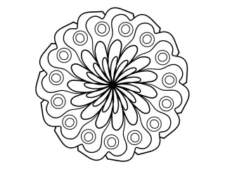 Coloriage Mandala