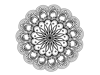 Coloriage Mandala