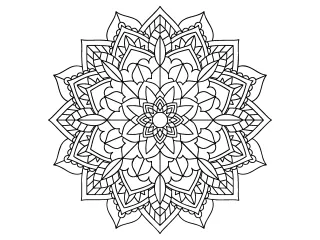 Coloriage Mandala