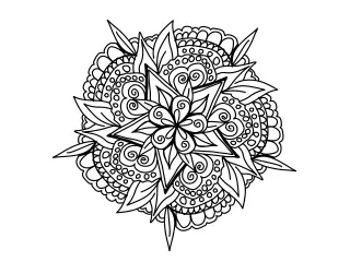 Coloriage Mandala