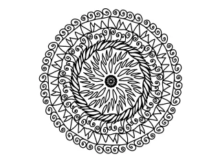Coloriage Mandala
