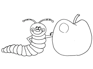 Coloriage Le Ver