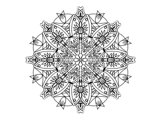 Coloriage Mandala