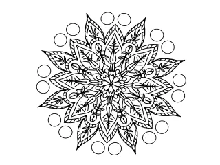 Coloriage Mandala