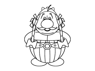 Coloriage Obelix
