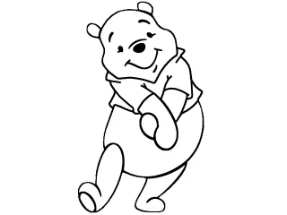 Coloriage Winnie l'ourson