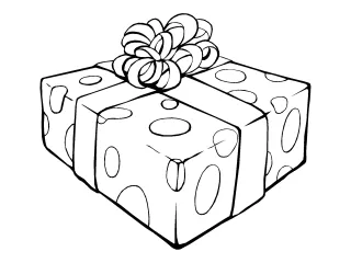 Coloriage Cadeau