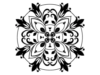 Coloriage Mandala