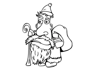 Coloriage Père Noël