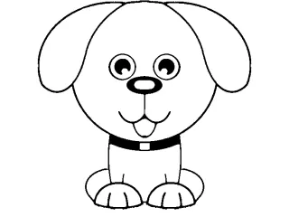 Coloriage Chien