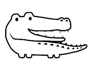 Coloriage Crocodile