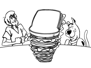 Coloriage Scooby doo
