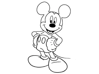Coloriage Mickey