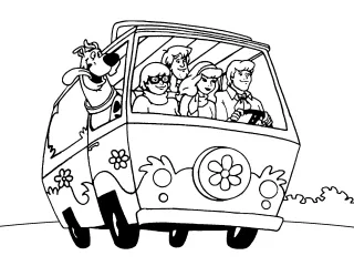 Coloriage Scooby doo
