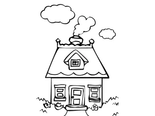 Coloriage Maison