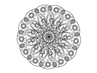 Coloriage Mandala