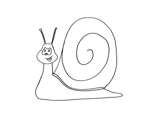 Coloriage Escargot
