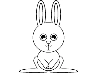 Coloriage Lapin