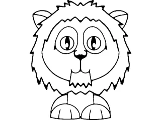 Coloriage Lion