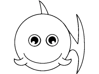 Coloriage Poisson