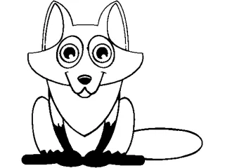 Coloriage Renard