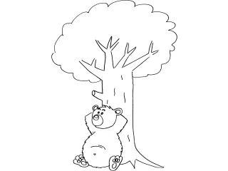 Coloriage Le petit ours