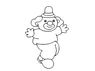 Coloriage Clown