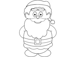 Coloriage Père Noël