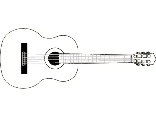 Coloriage Guitare