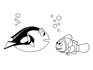 Coloriage Poissons