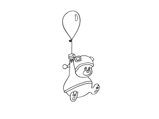 Coloriage Ourson