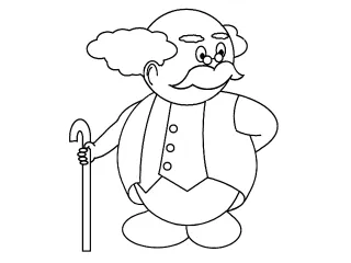 Coloriage Papy